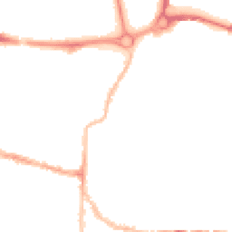Night-time road noise heatmap for PO5 1RQ