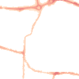 Night-time road noise heatmap for PO5 1RS