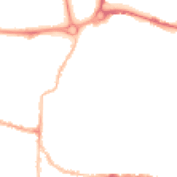 Night-time road noise heatmap for PO5 1RY