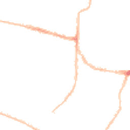 Night-time road noise heatmap for PO5 2AN