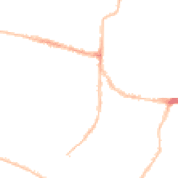 Night-time road noise heatmap for PO5 2DG