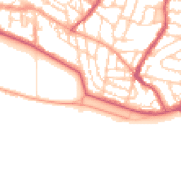 Daytime road noise heatmap for PO5 2HZ
