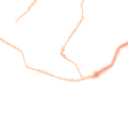 Night-time road noise heatmap for PO5 2JL