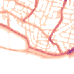 Daytime road noise heatmap for PO5 2ND
