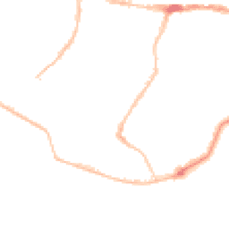 Night-time road noise heatmap for PO5 2PG