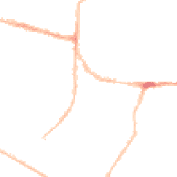 Night-time road noise heatmap for PO5 2RR
