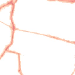 Night-time road noise heatmap for PO5 3EB
