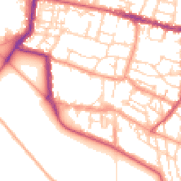 Daytime road noise heatmap for PO5 3HP