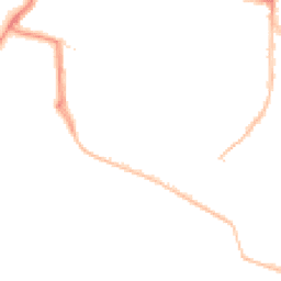 Night-time road noise heatmap for PO5 3NA