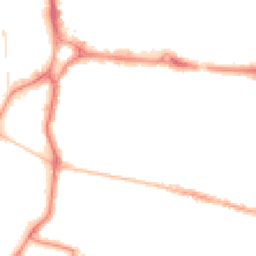 Night-time road noise heatmap for PO5 4BS