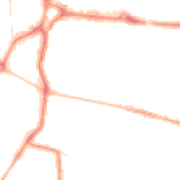 Night-time road noise heatmap for PO5 4DR