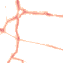 Night-time road noise heatmap for PO5 4EA
