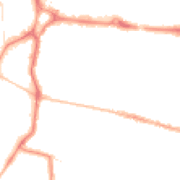 Night-time road noise heatmap for PO5 4ED