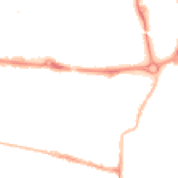 Night-time road noise heatmap for PO5 4FD