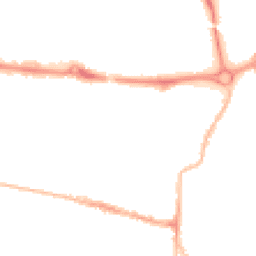 Night-time road noise heatmap for PO5 4PX