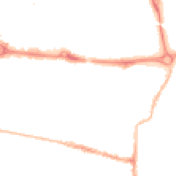 Night-time road noise heatmap for PO5 4QE