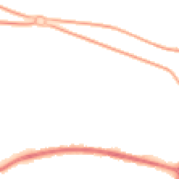 Night-time road noise heatmap for PO6 3JX