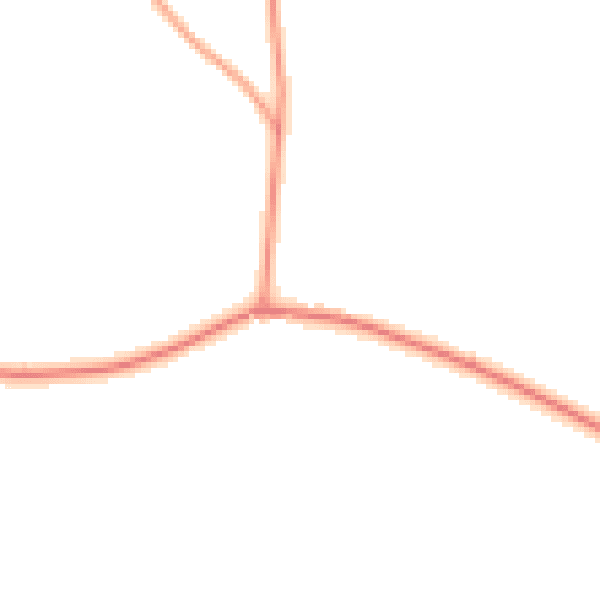 Daytime road noise heatmap for PO8 0AN