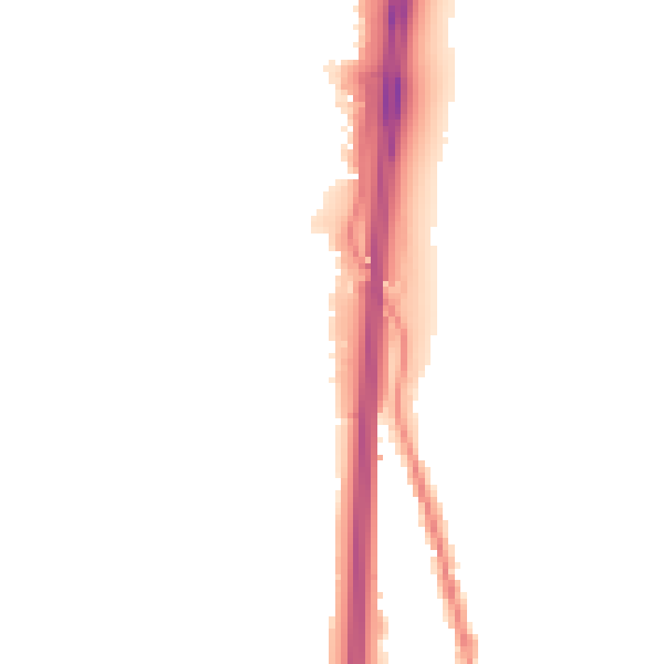 Night-time road noise heatmap for PO8 0BB
