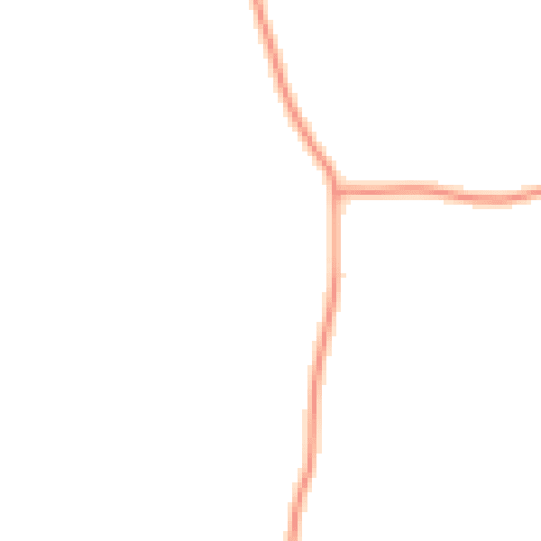 Daytime road noise heatmap for PO8 0BE