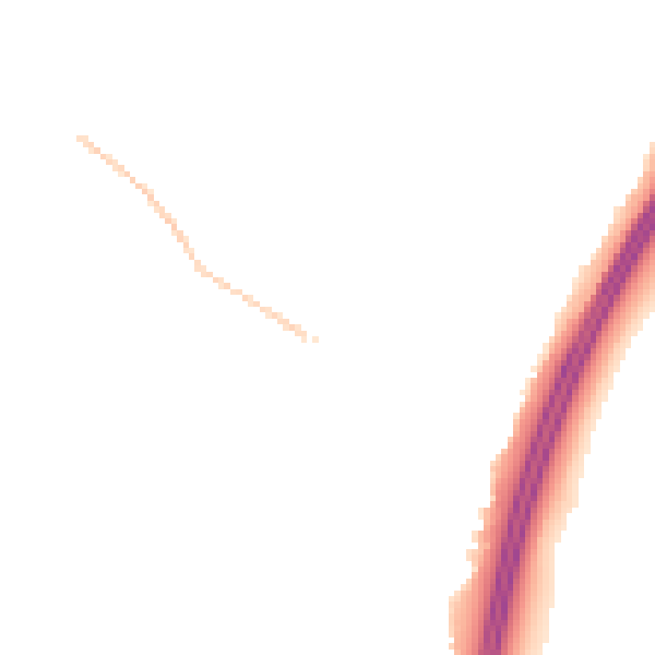 Night-time road noise heatmap for PO8 0BF