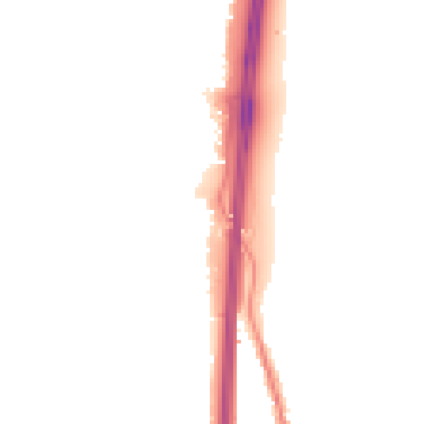 Night-time road noise heatmap for PO8 0BJ