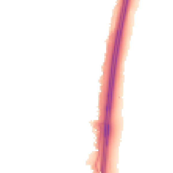 Night-time road noise heatmap for PO8 0BQ