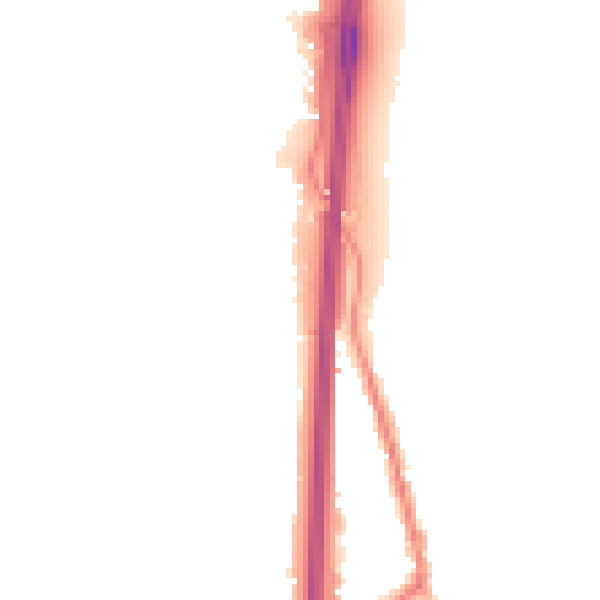 Night-time road noise heatmap for PO8 0BT