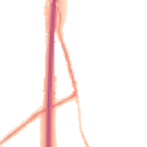 Night-time road noise heatmap for PO8 0BY