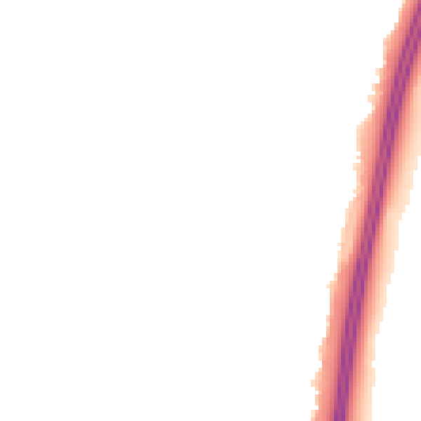 Night-time road noise heatmap for PO8 0DH