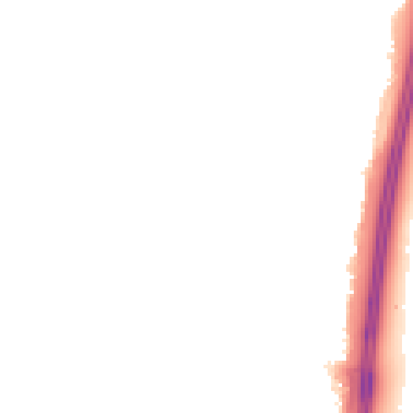 Night-time road noise heatmap for PO8 0DU