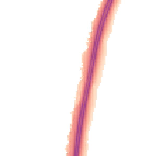 Night-time road noise heatmap for PO8 0HW