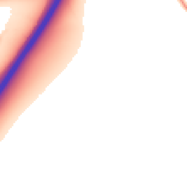Daytime road noise heatmap for PO8 0QF