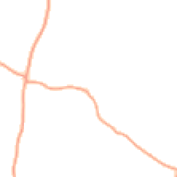 Daytime road noise heatmap for PO8 0SL