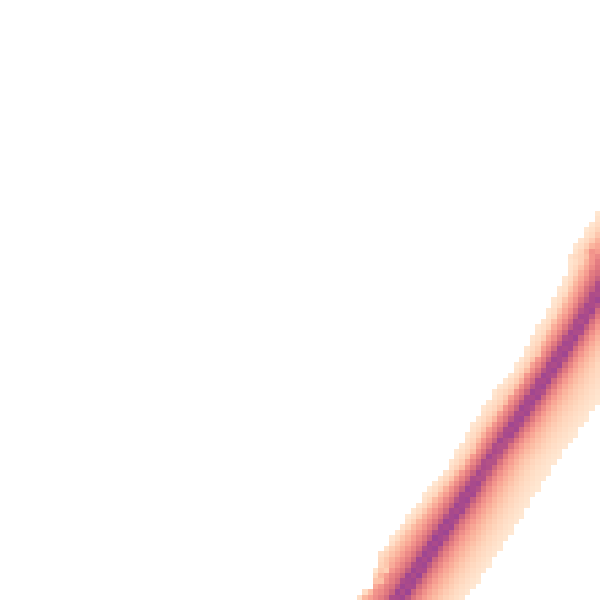 Night-time road noise heatmap for PO8 0UY