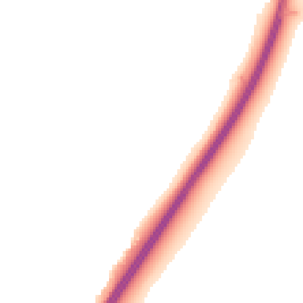 Night-time road noise heatmap for PO8 0WL