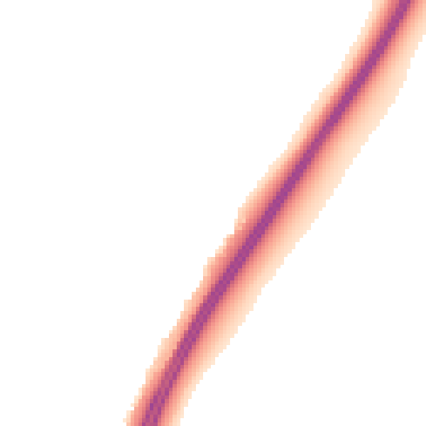 Night-time road noise heatmap for PO8 0WS