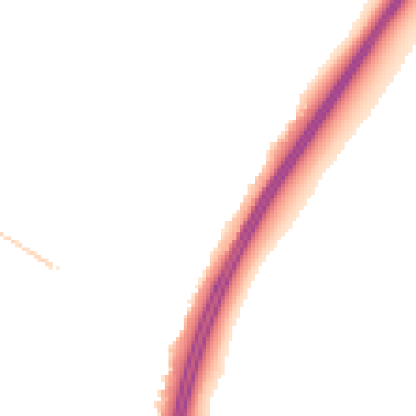 Night-time road noise heatmap for PO8 0XU