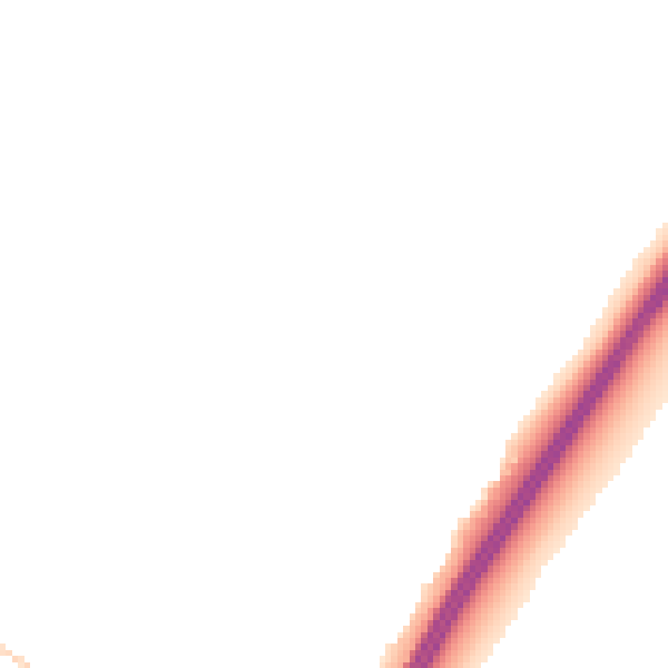 Night-time road noise heatmap for PO8 0YF