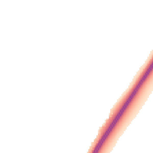 Night-time road noise heatmap for PO8 0ZG