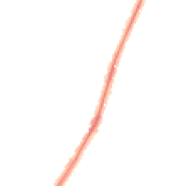 Night-time road noise heatmap for PO8 8BP