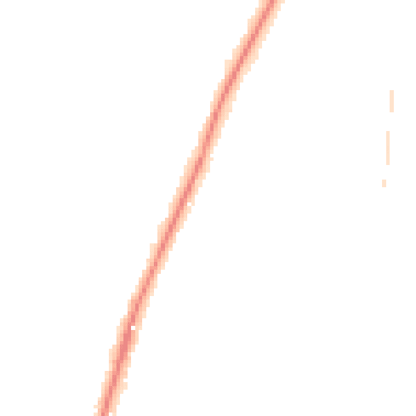 Night-time road noise heatmap for PO8 8BW