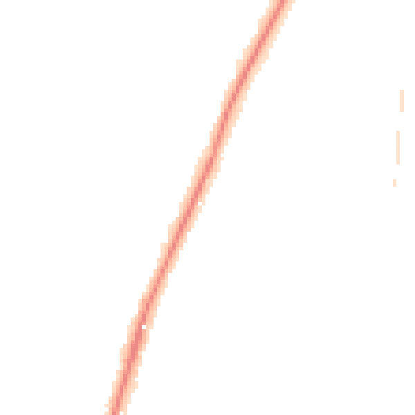 Night-time road noise heatmap for PO8 8HB