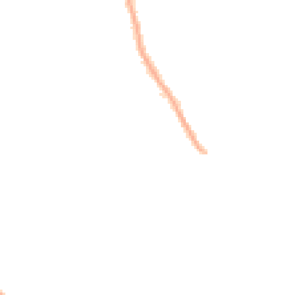Night-time road noise heatmap for PO8 8SP