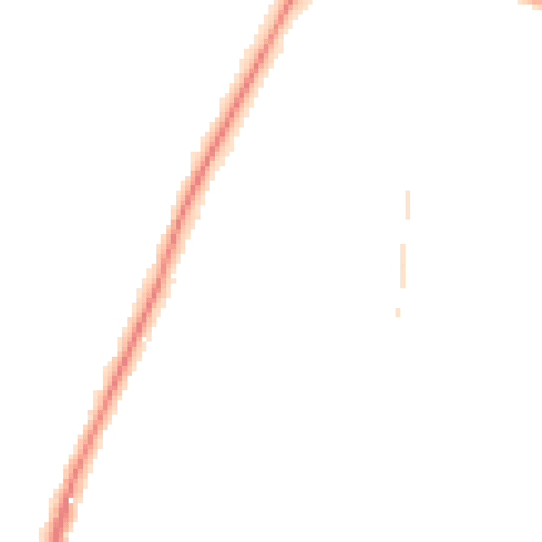 Night-time road noise heatmap for PO8 9DG