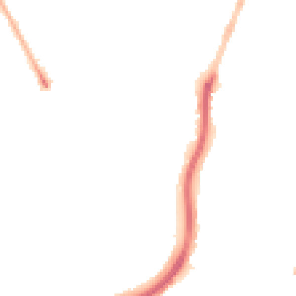 Night-time road noise heatmap for PO9 2DX