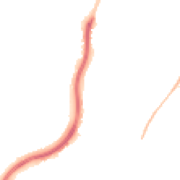 Night-time road noise heatmap for PO9 2HL