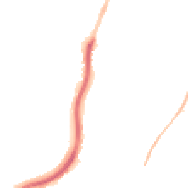 Night-time road noise heatmap for PO9 2HP