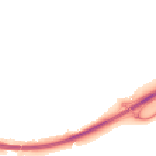 Night-time road noise heatmap for PO9 2RT
