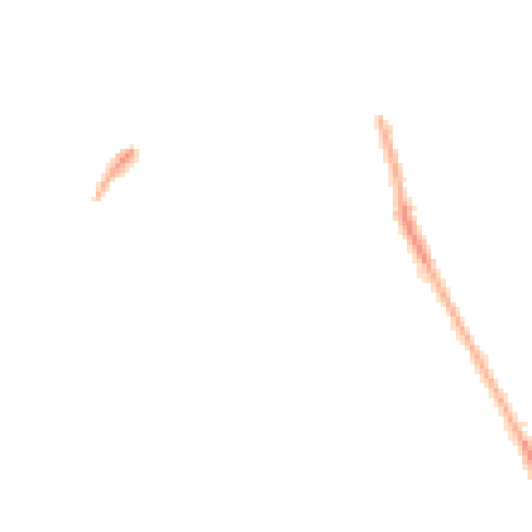 Night-time road noise heatmap for PO9 4NY